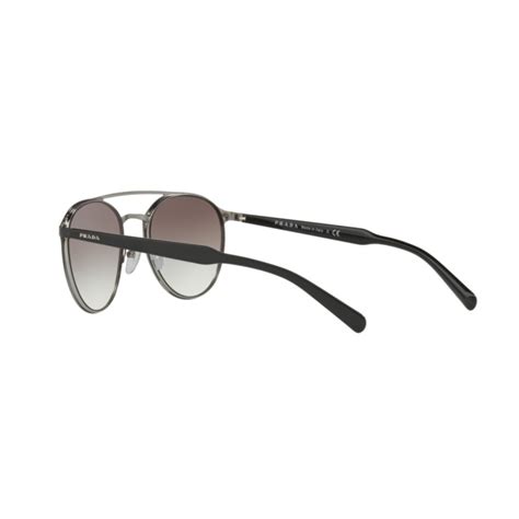 Prada PR 62TS 1AB4S1 Sunglasses in Black/Gunmetal